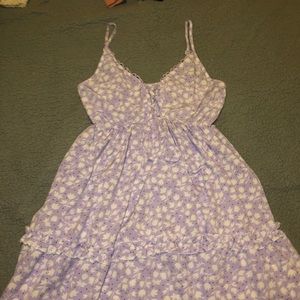 SHEIN floral purple dress